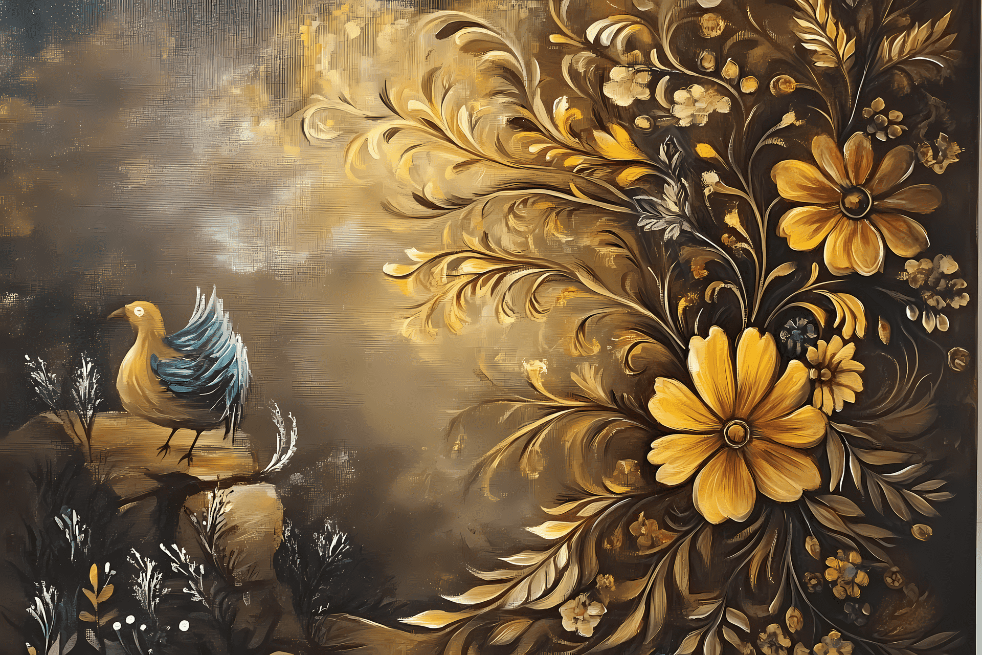 Header background flower